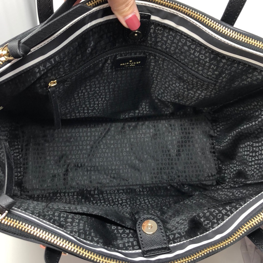 NWT Kate Spade Talya black multi tote - Picture 7 of 8